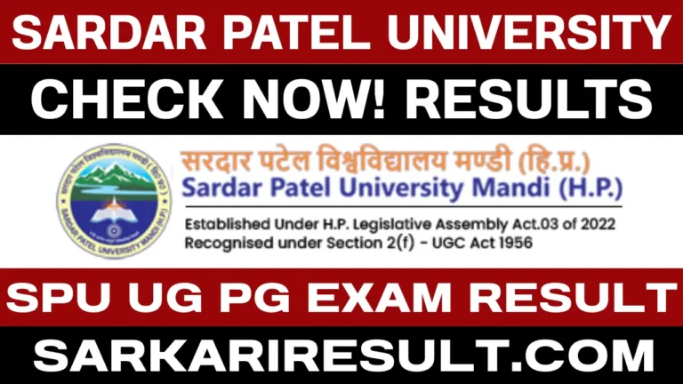 spu result download ug and pg marksheet pdf