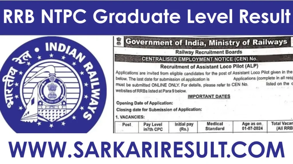 rrb ntpc result